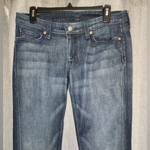EUC Sz 30 7forAllMankind Slim Bootcut Straight Leg Jeans